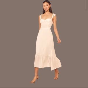 Reformation Nikita Dress in white, size 6 🏷️ NEW WITH TAGS 🏷️
